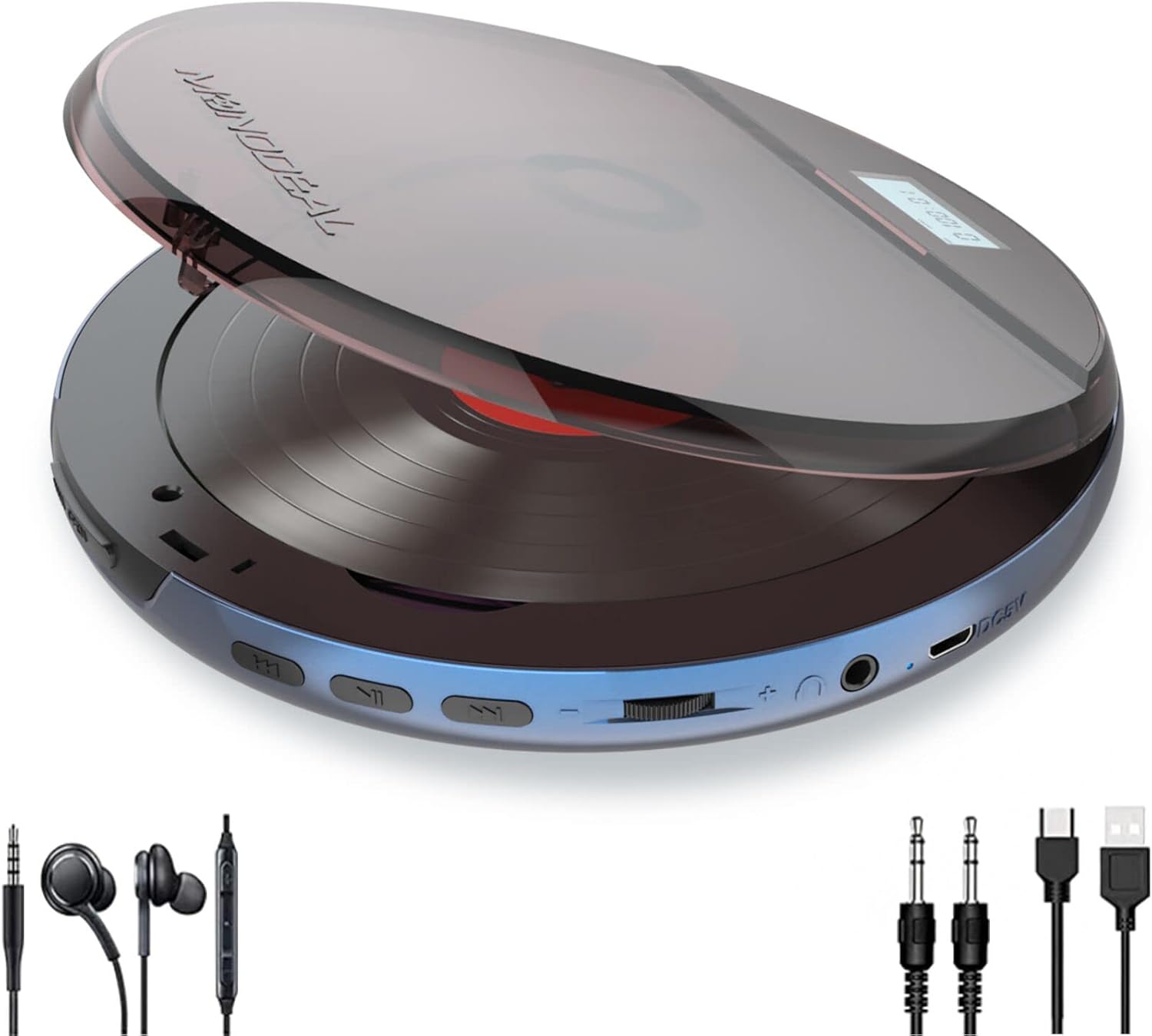 Portable CD Player with Headphones T114