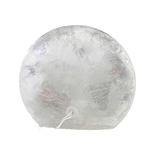 Coral Glass Hummingbirds Flowers Electric Orb, 7.0 inch E33533