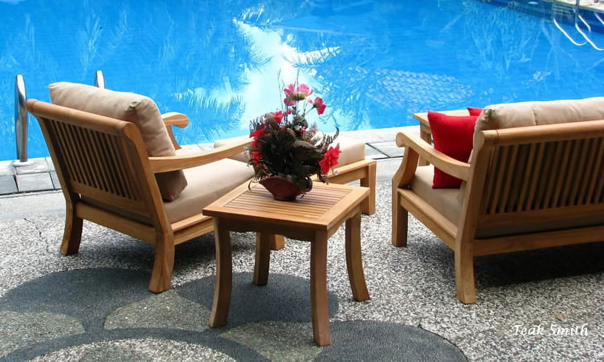 Teak Wood 5 Piece Sofa Set E9729