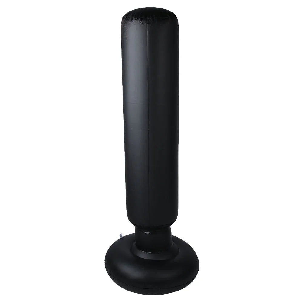 Inflatable Punching Bag for Kids, PVC 160cm (Black) F879587