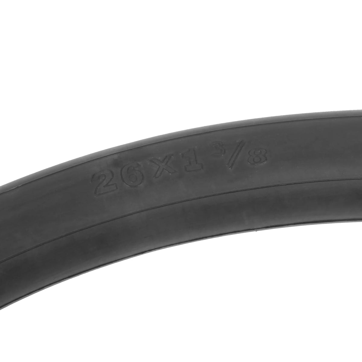 2 Pcs Black Bicycle Inner Tube 26" x 13/8 Rubber Y788434