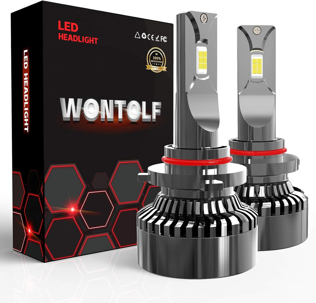 H1 LED Headlight Bulbs 6000K Cool White IP68 Pack of 2 Z136764
