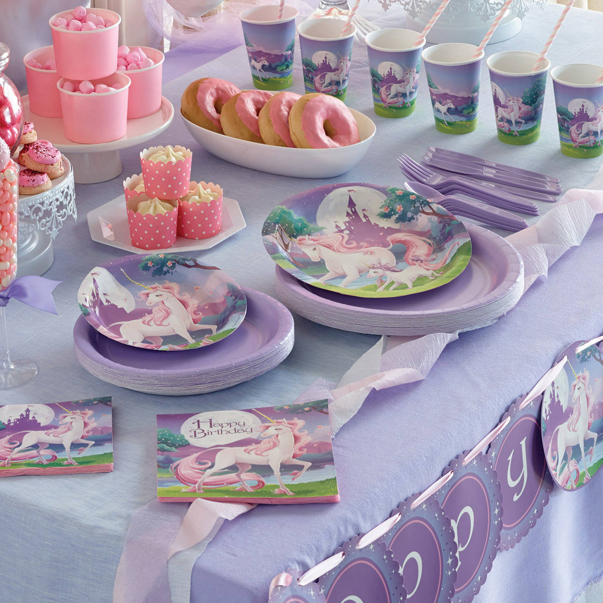 Unicorn Fantasy Favor Bags, 8 pk P89858
