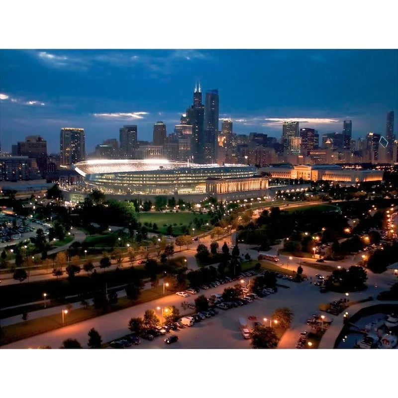 Chicago Bears Soldier Field Giant Removable Wall Mural G2209