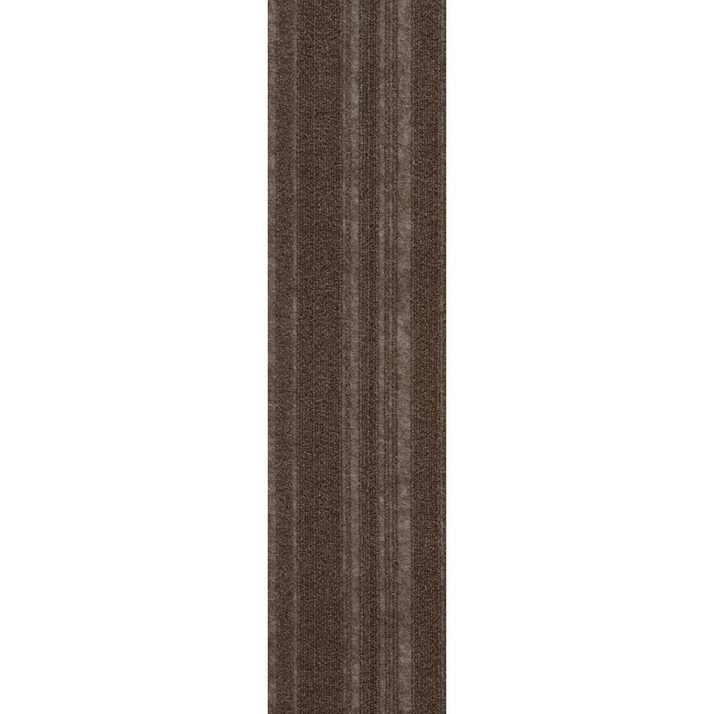 Espresso Carpet Tile Planks L96613