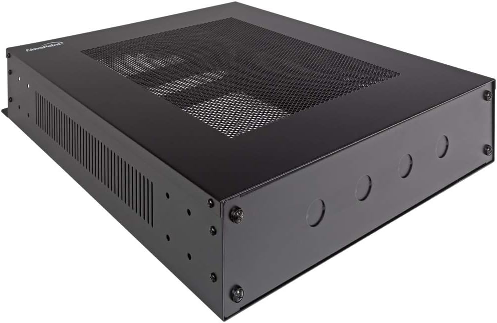 Black 2U Vertical Wall Mountable Server Rack K327229