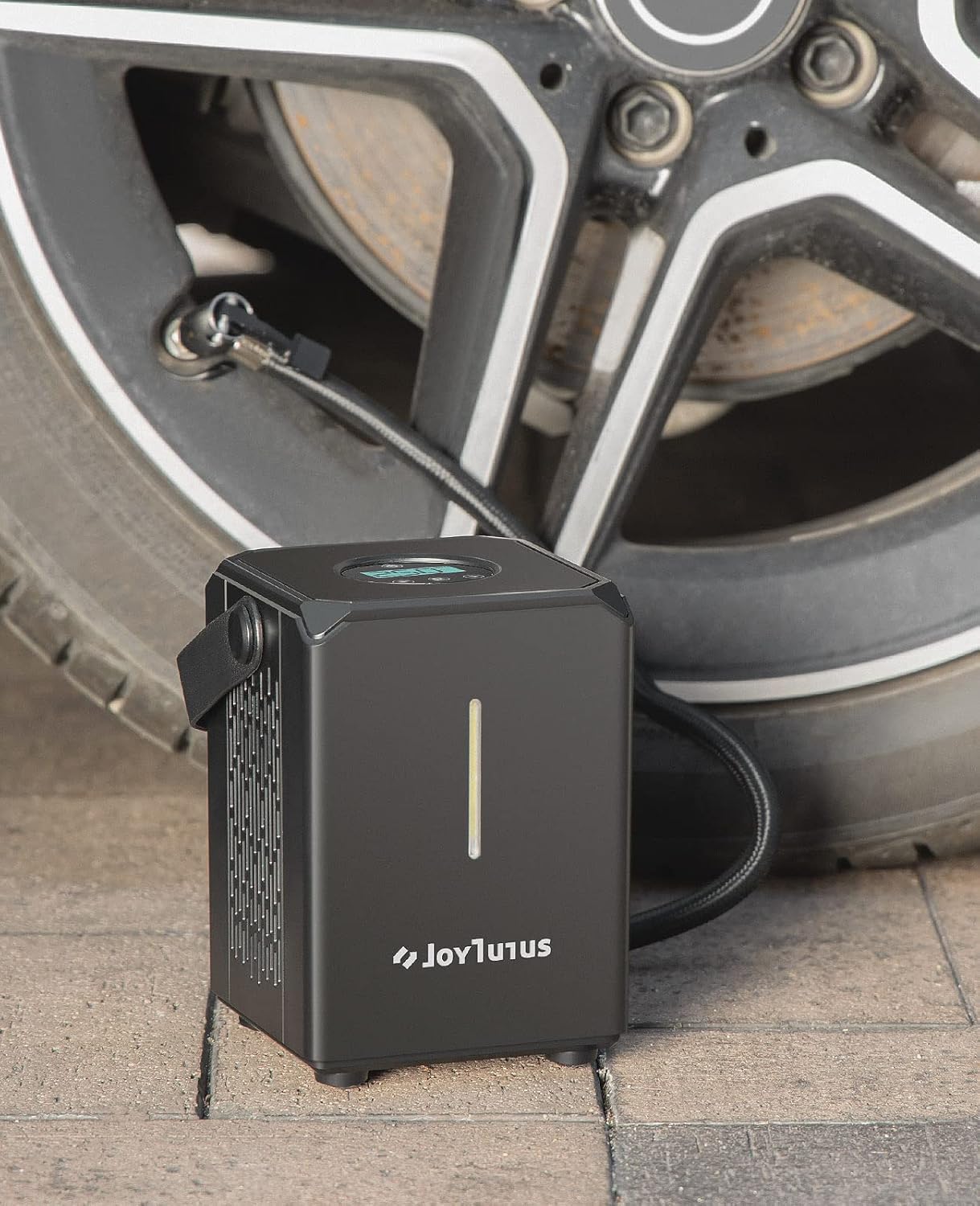 Cordless Tire Inflator with 6000mAh Rechargeable Battery, 150PSI, LCD Display, Pack of 2 W52476