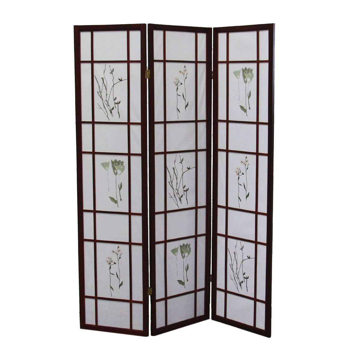Cherry 3 Panel Shoji Screen H67682
