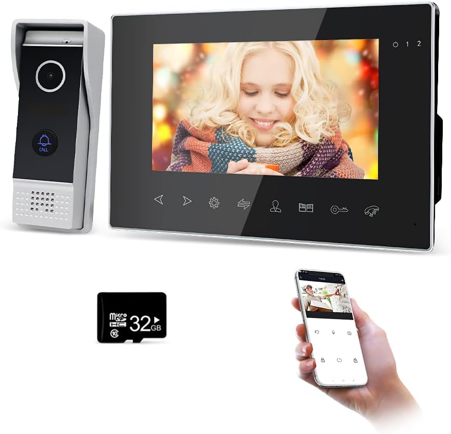 7 inch WiFi Video Door Phone with Outdoor Camera H811339