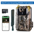 4G/LTE Cellular Trail Camera 36MP 4K with Infrared Night Vision, AA Batteries Powered G918232