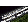 White Concert Band C Flute with Case O755087