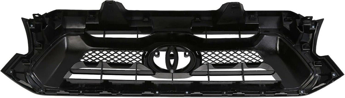 Gloss Black Mesh Front Hood Bumper Grill R9932