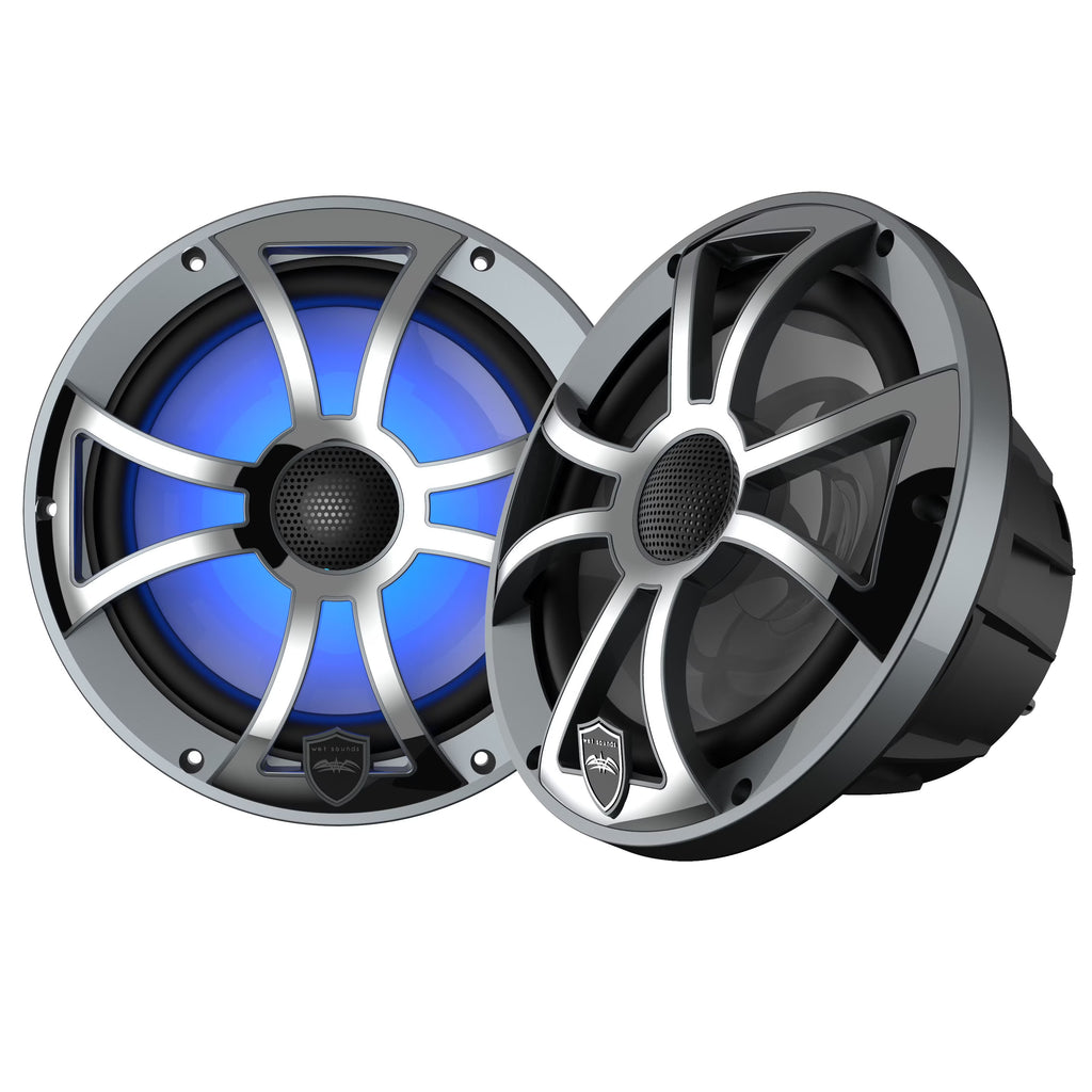 8 Inch Marine LED Coaxial Speakers (pair) B3666