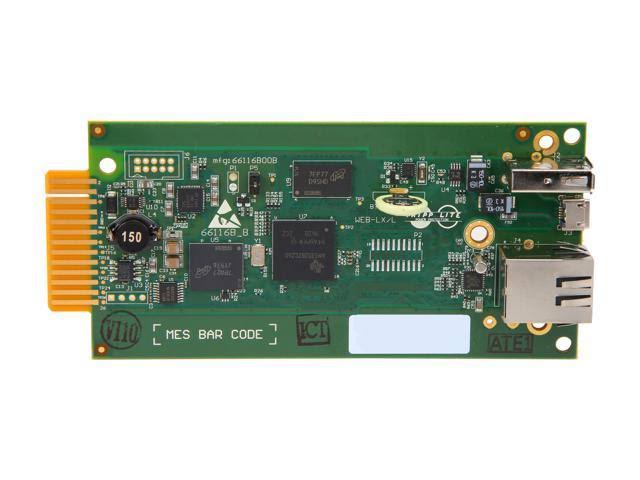 Tripp Lite UPS Web Management SNMP Card Accessory Remote Monitoring E758
