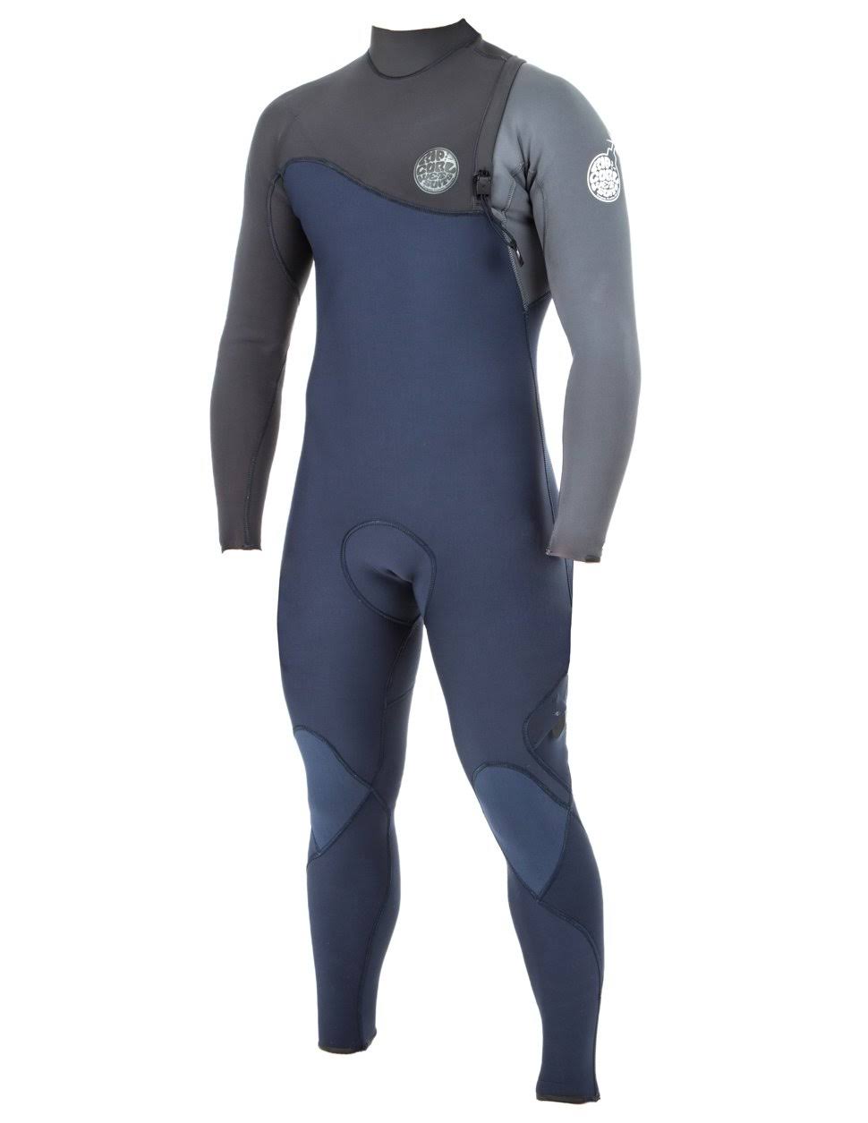 Black 3/2mm Zip Free Wetsuit Y952