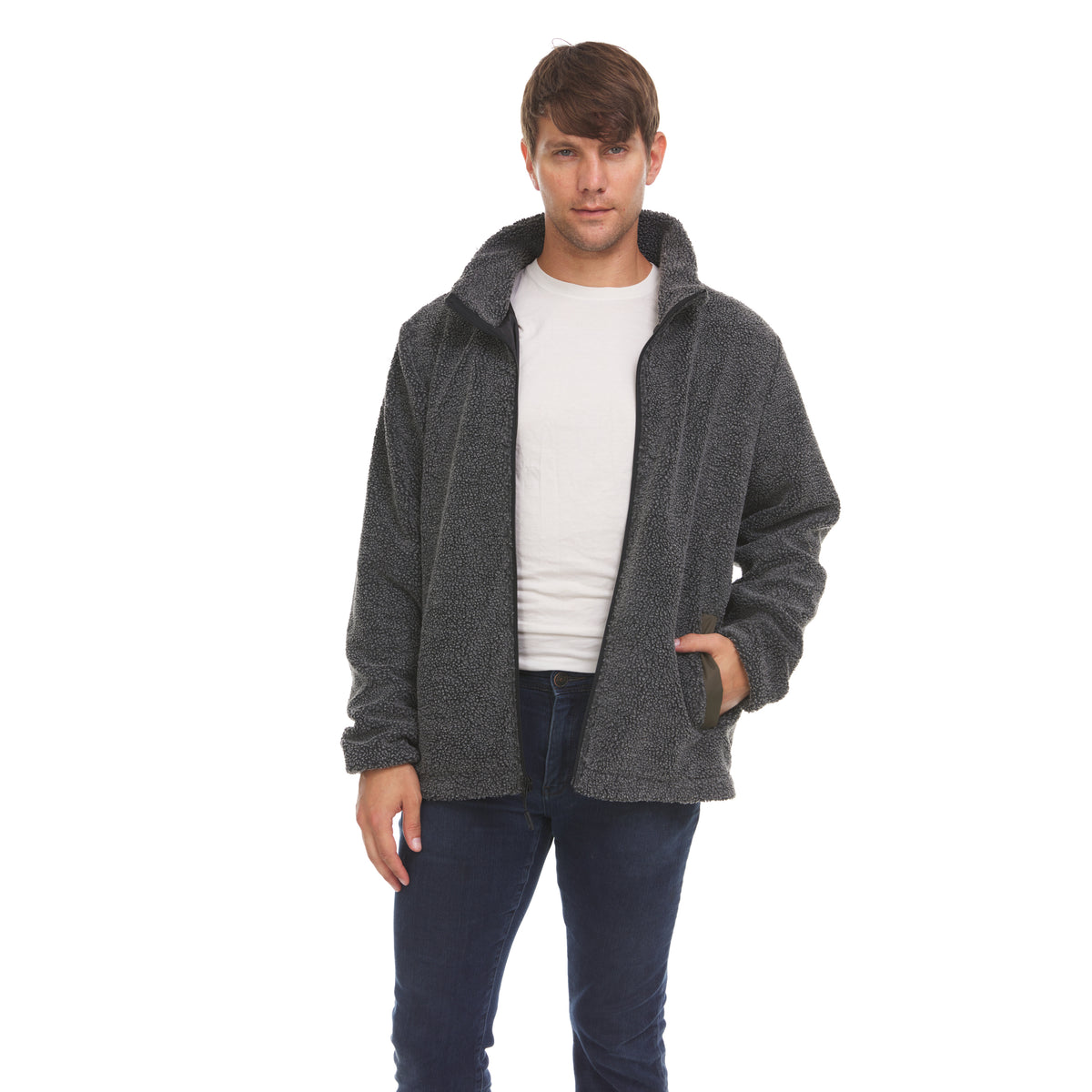 Men’s 3 in 1 Waterproof Winter Ski Jacket with Inner Fleece H651