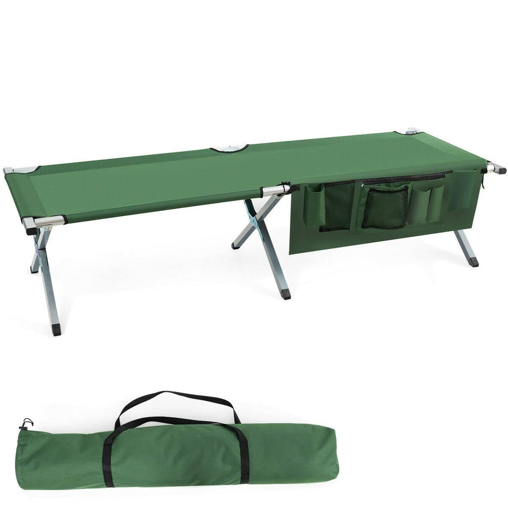 Heavy-Duty Folding Camping Cot with Carry Bag J8563