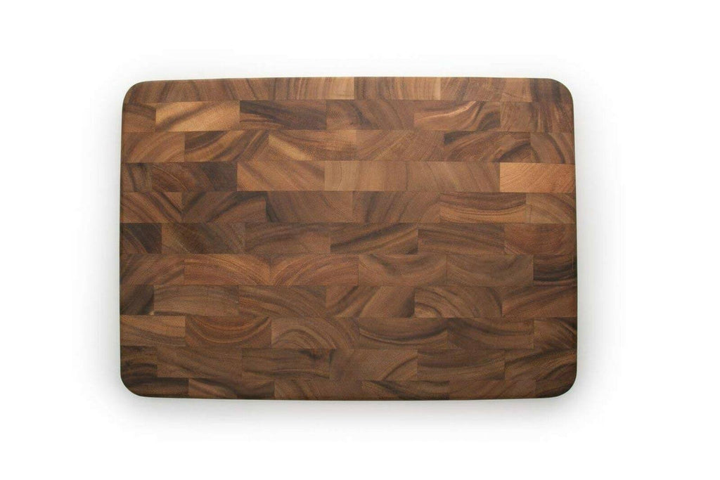Large Acacia Wood End Grain Prep Station K98352