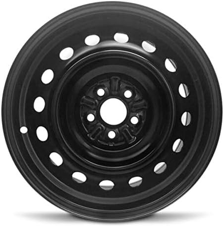 16 Inch Black 5 Lug Steel Wheel Rim C2700