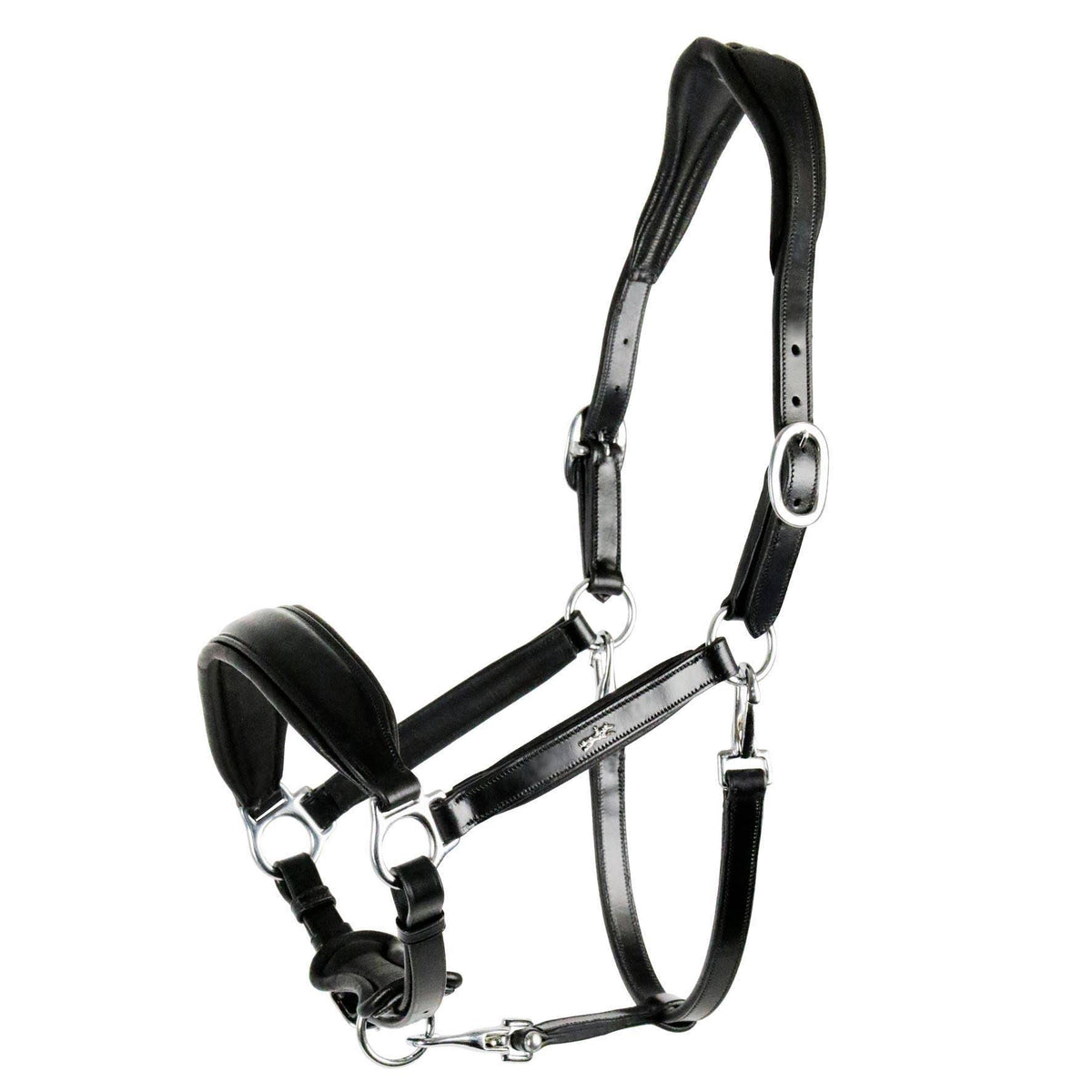 Anatomical Leather Halter P8592