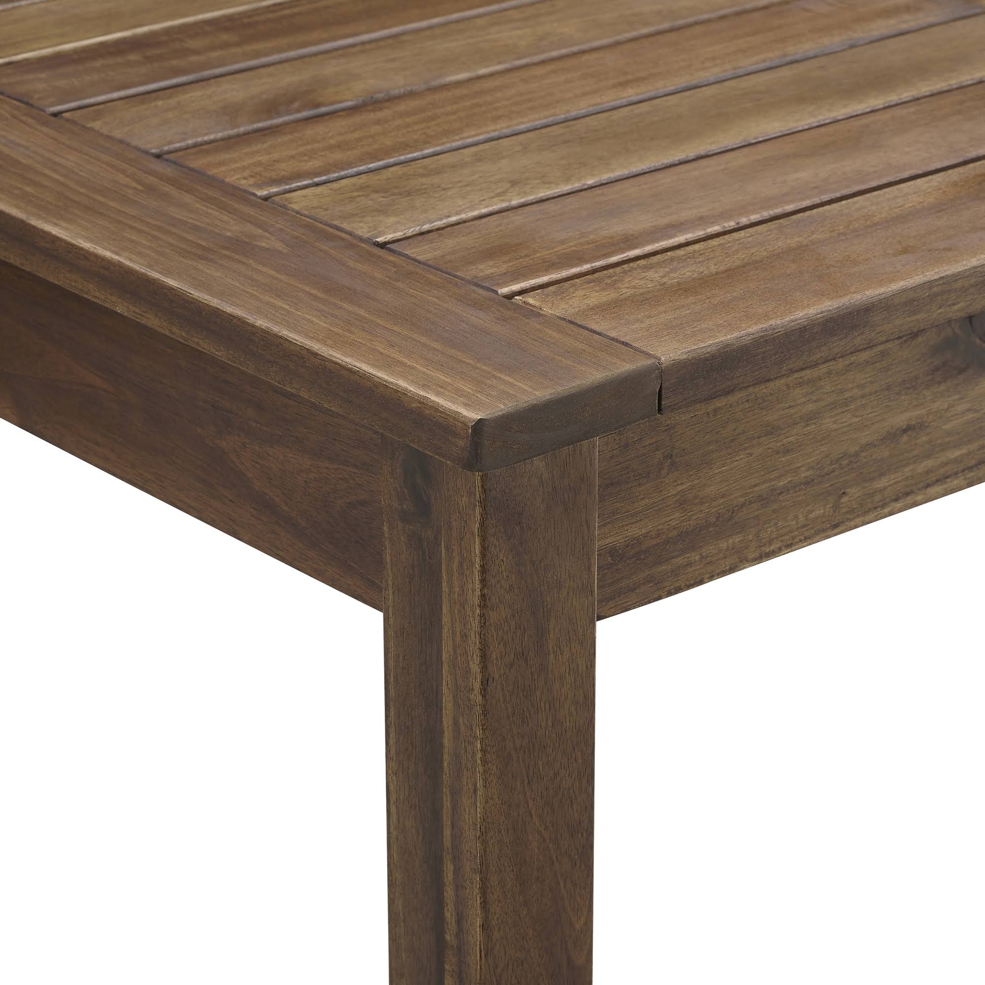 3-Piece Acacia Counter Height Dining Group Dark Brown N2907