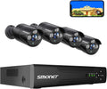 5MP 4X 2560TVL Wired Bullet Security Camera System 8CH with Night Vision Motion Alert K316