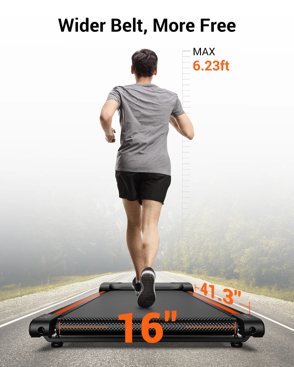 Walking Pad Under Desk Treadmill with Remote Control N3750