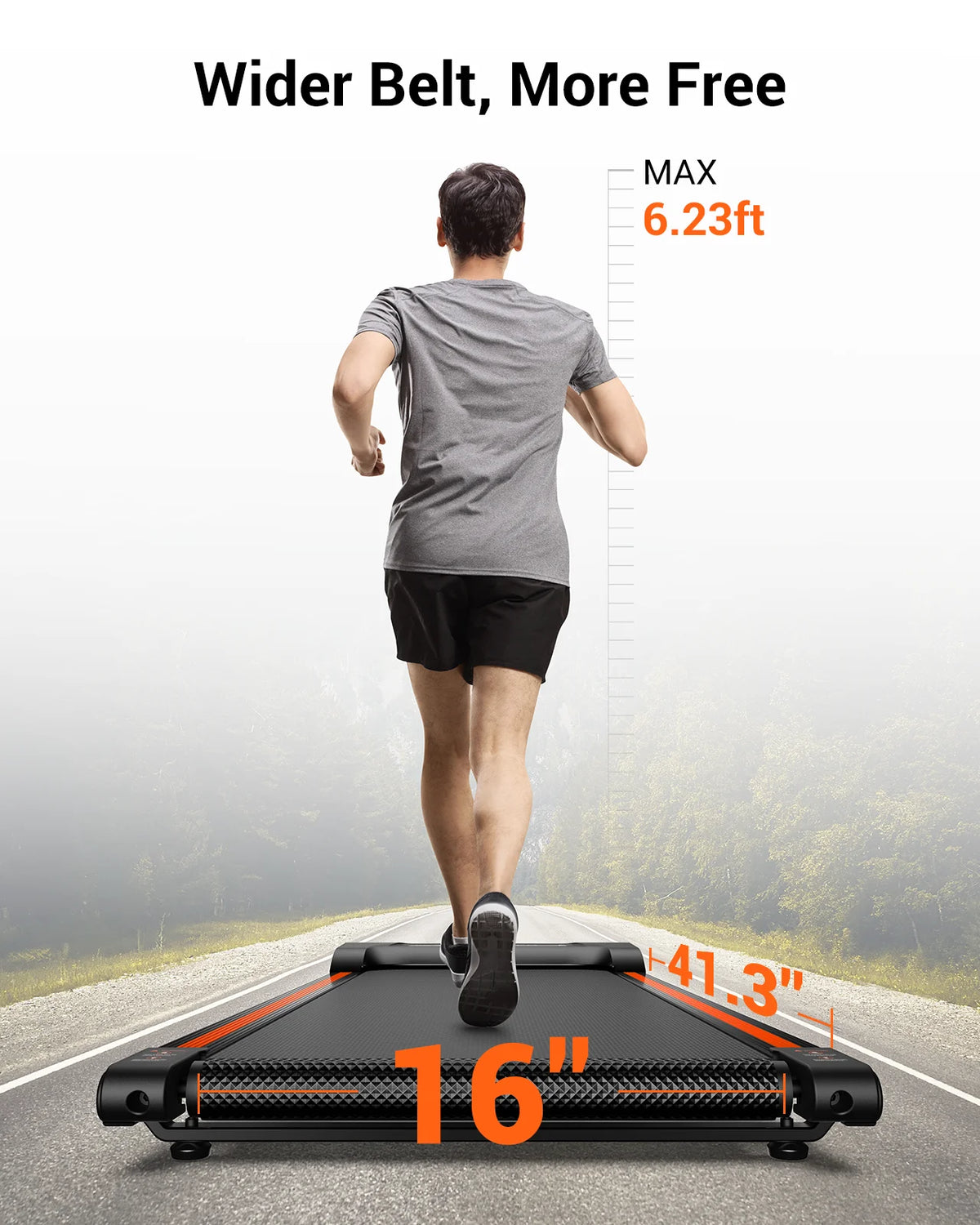 Walking Pad Under Desk Treadmill with Remote Control N3750