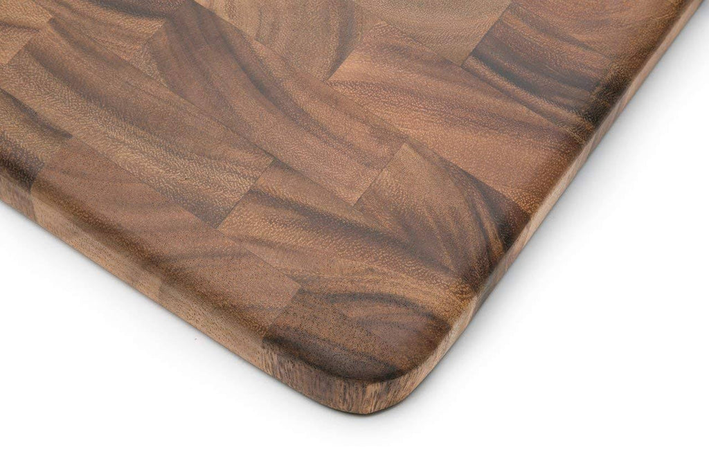 Large Acacia Wood End Grain Prep Station K98352