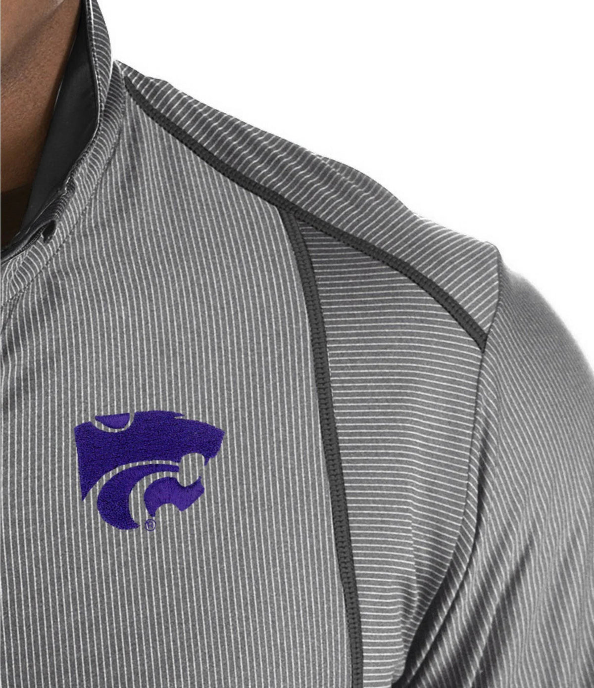 Grey Half-Zip Pullover O2875