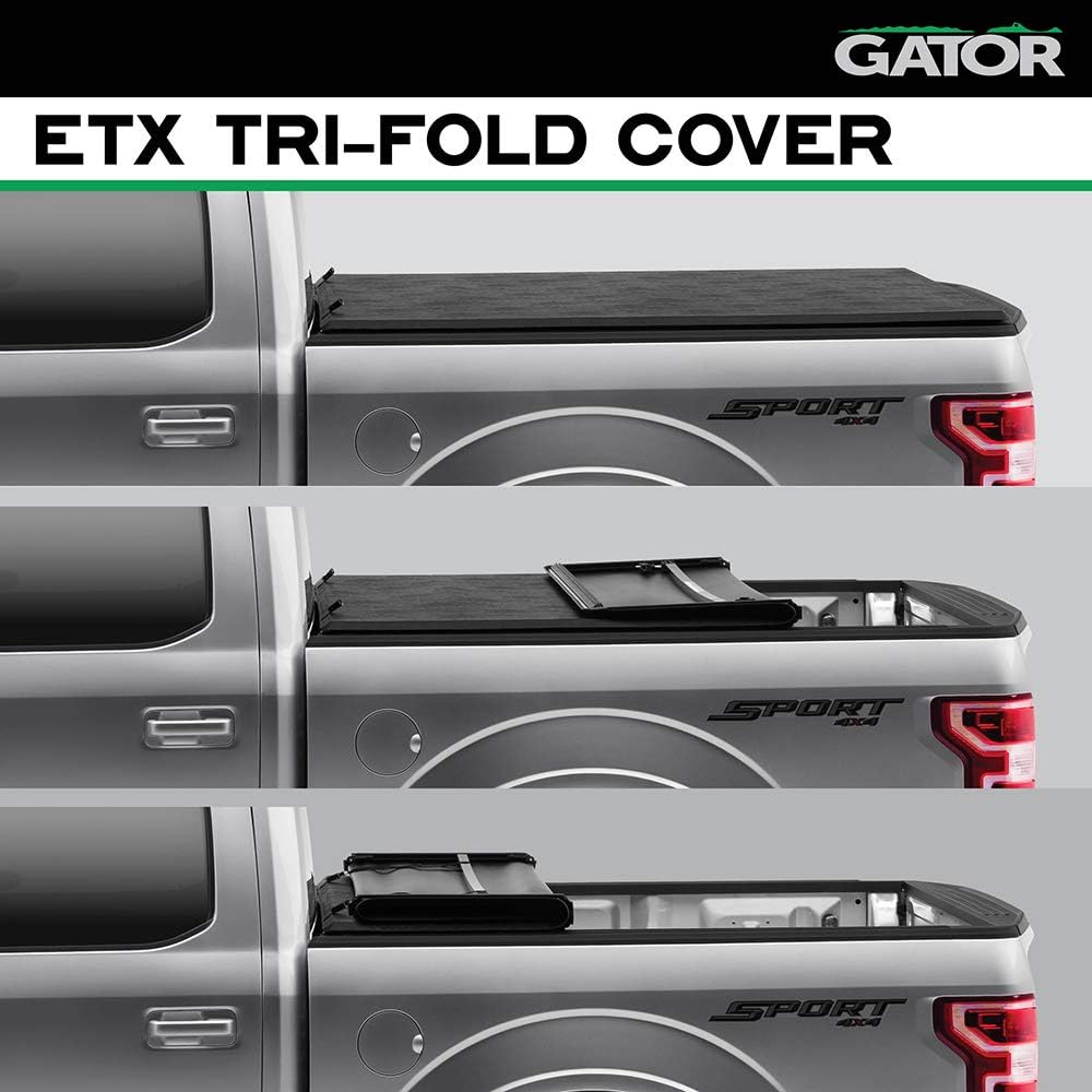 Soft Tri-Fold Truck Bed Tonneau Cover Y174134