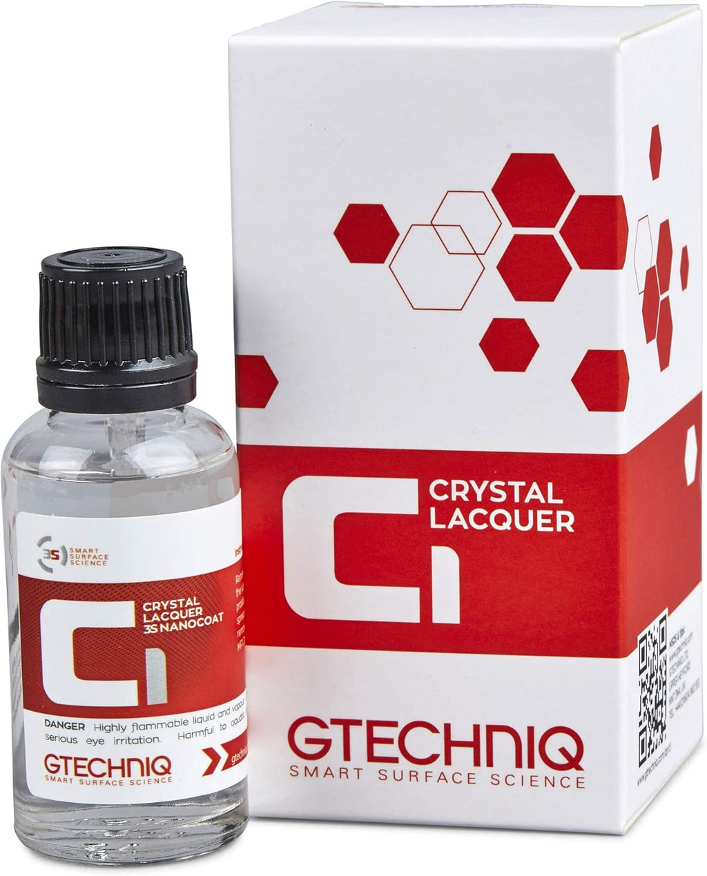 C1 Crystal Lacquer Coating, 30 milliliters, Pack of 2 O758