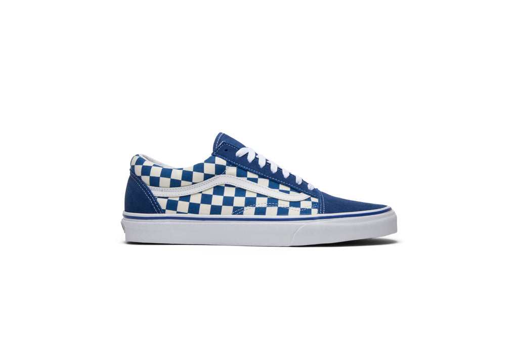 Blue Checkerboard Vans Shoes C196514
