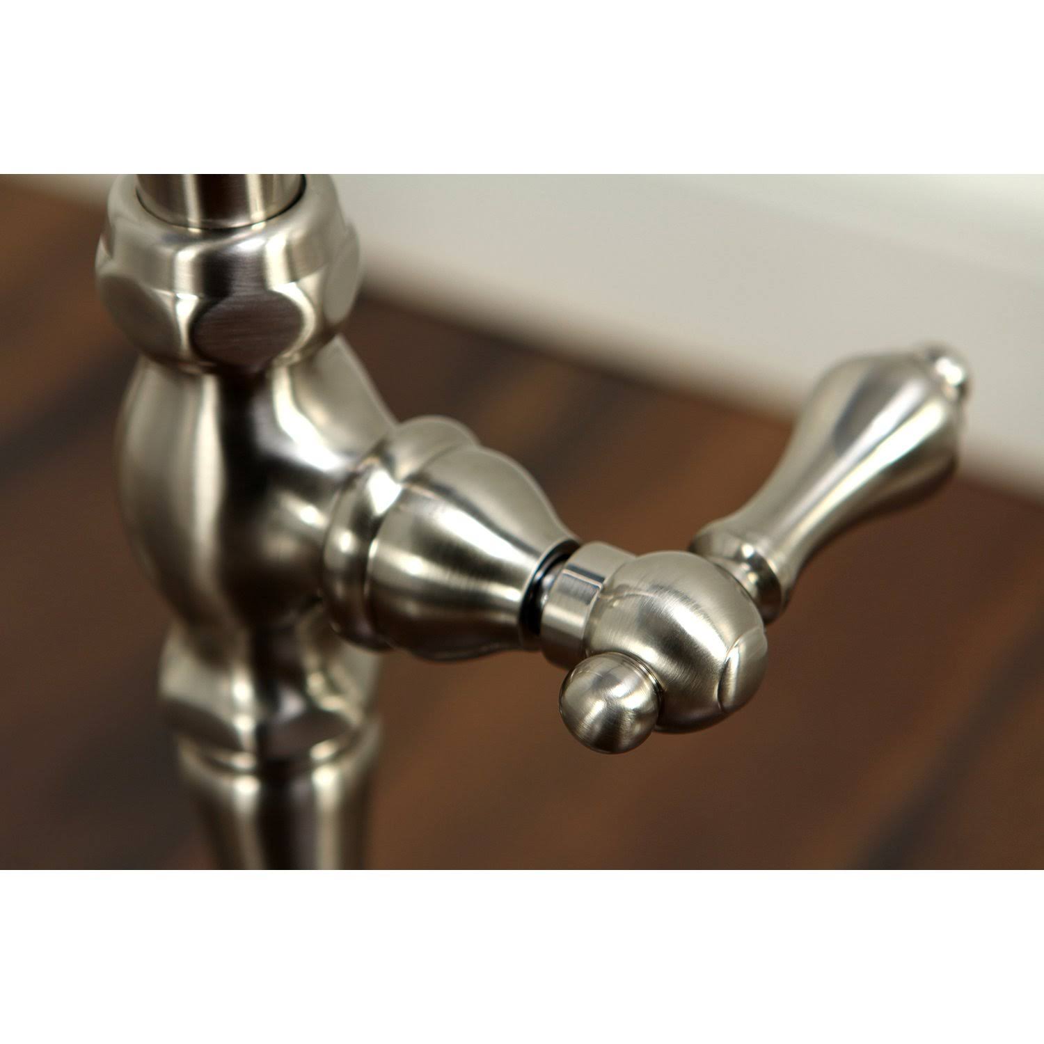 Vintage Freestanding Tub Filler Package Polished Brass O6114