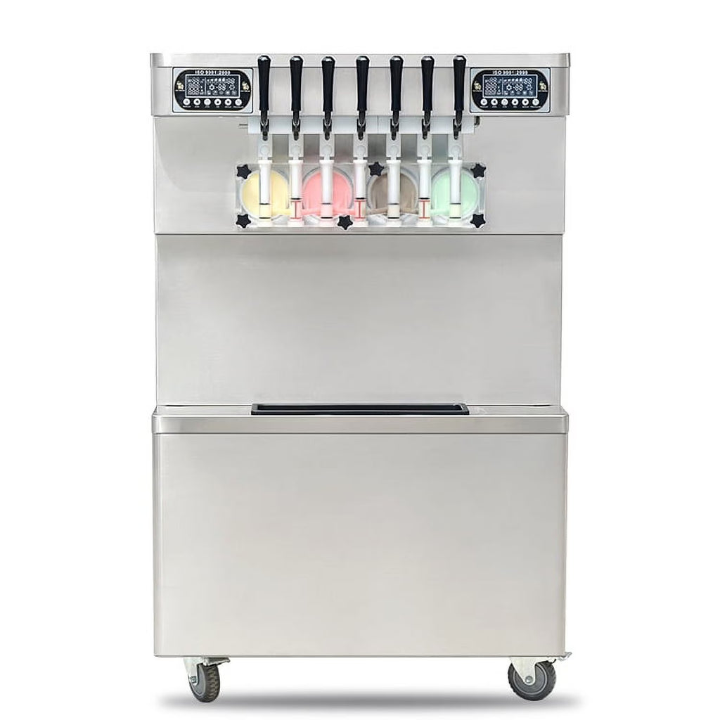 Soft Serve Ice Cream Machine with Transparent Dispenser P3300