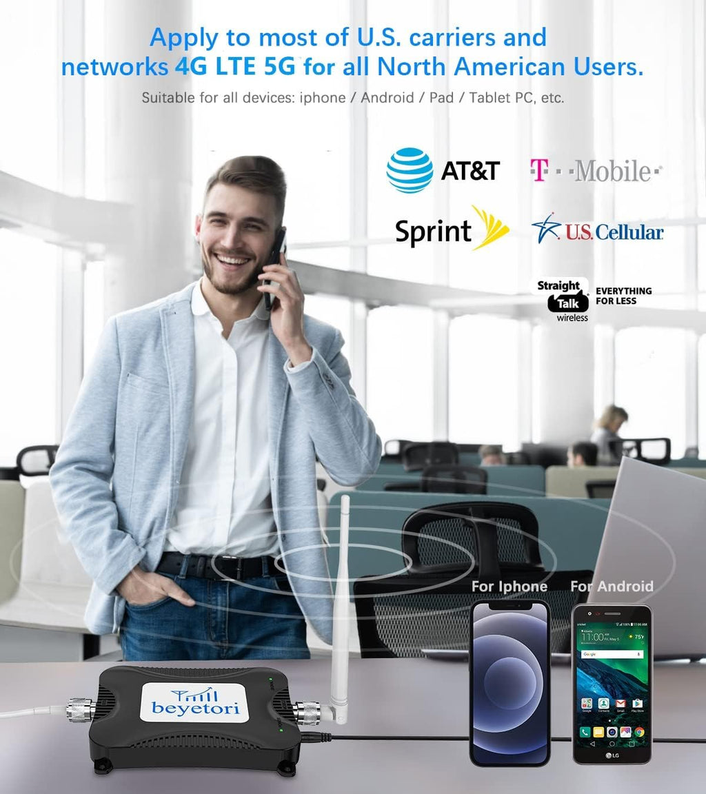 Cell Phone Signal Booster 4G LTE 5G Band 12/17 E636