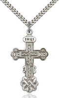 Sterling Silver Kiev Cross Pendant with 24" chain K784