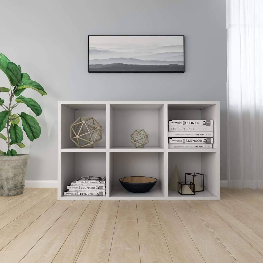 Gray Book Cabinet Sideboard Chipboard B270354