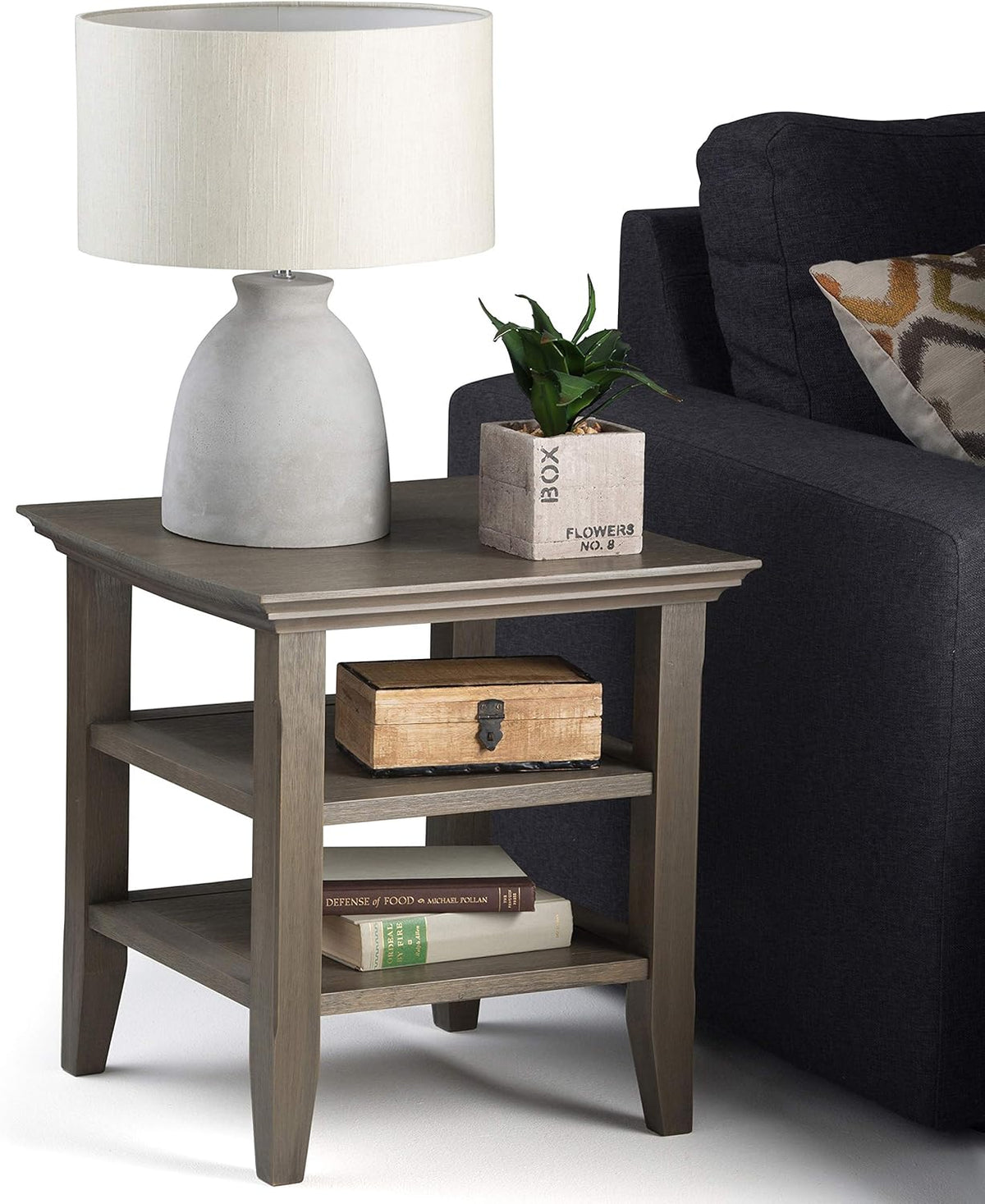 Warm Walnut Brown End Table R8312
