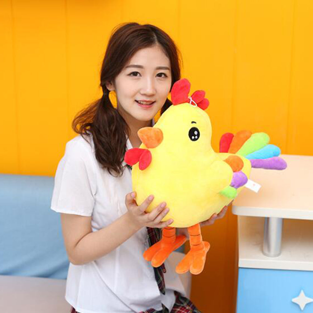 Cartoon Chicken Plush Toy (25cm) I572