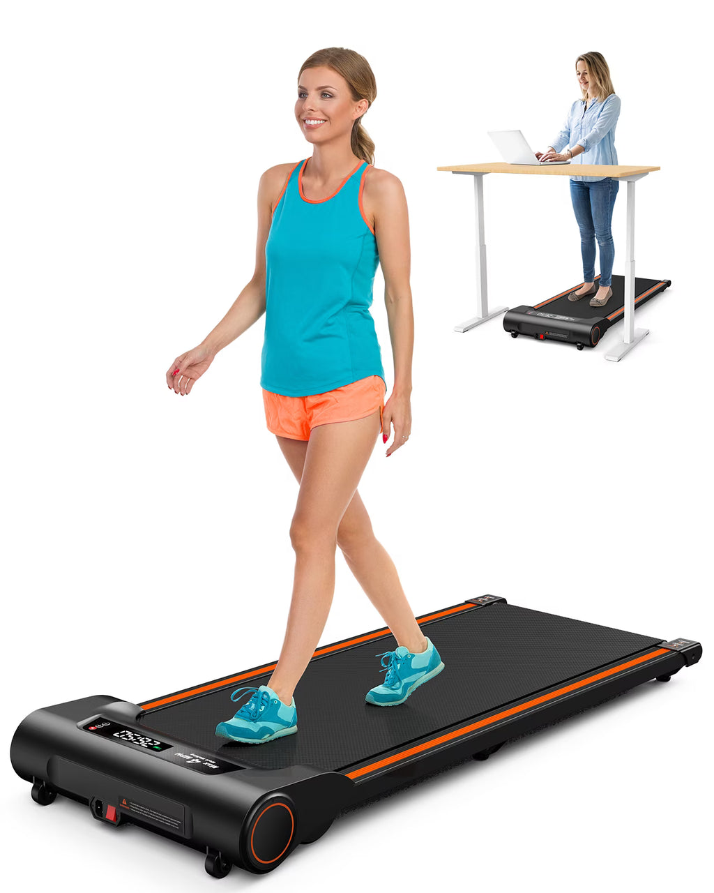 Walking Pad Under Desk Treadmill with Remote Control N3750