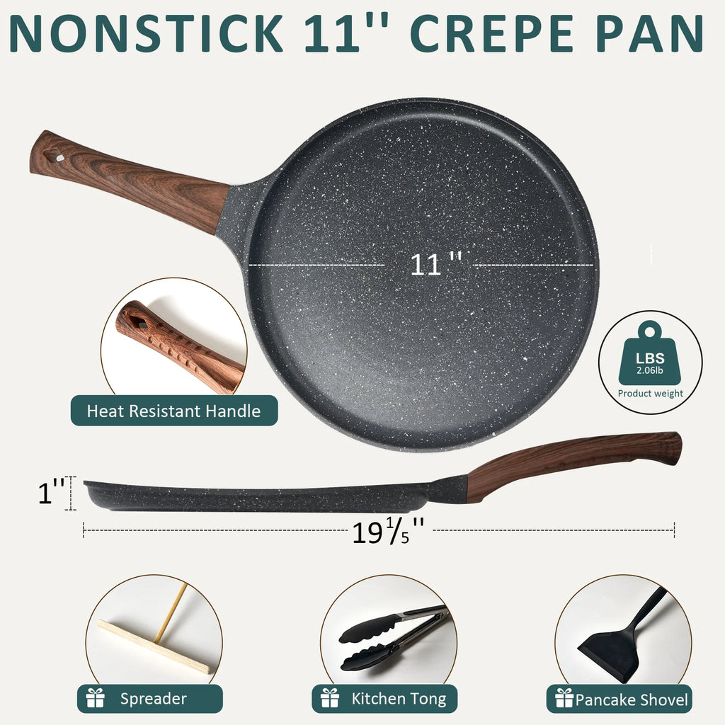 11 inch Nonstick Cast Aluminum Crepe Pan R68842