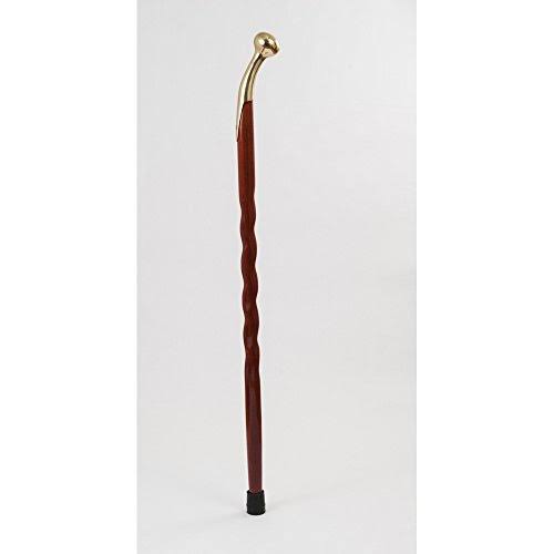 Twisted Padauk Walking Cane A263450