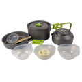 Portable Camping Cookware Set with Alumina Pot and Frying Pan Z320745