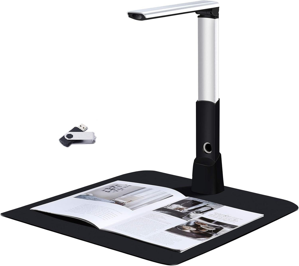 10MP CMOS Document Camera Scanner with LED Light and Microphone F343797