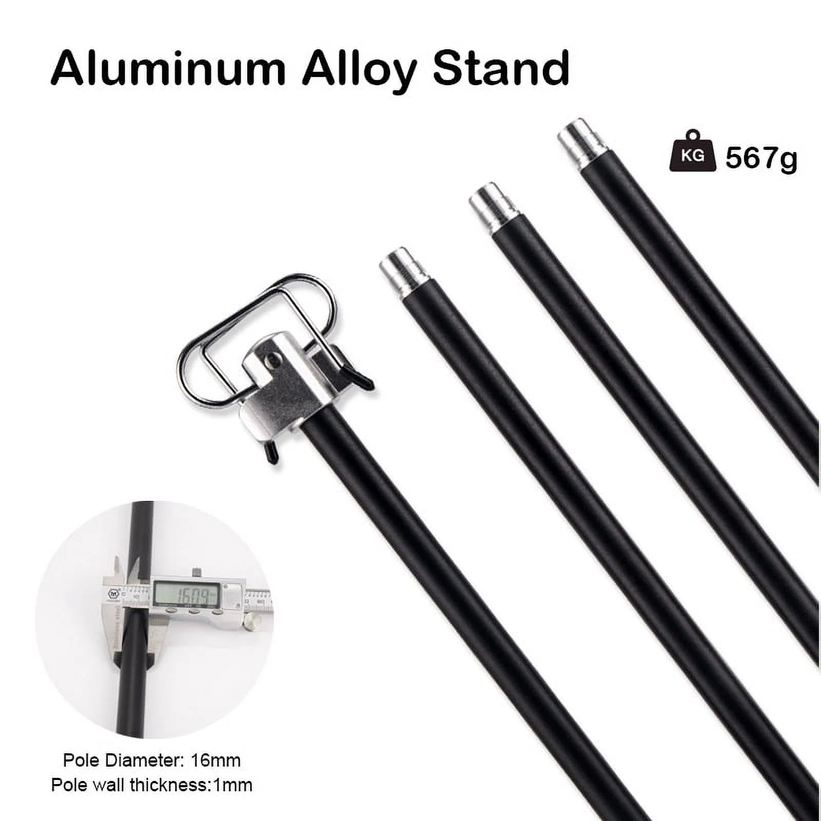 Adjustable Aluminum Alloy Lamp Pole Lantern Stand M53315