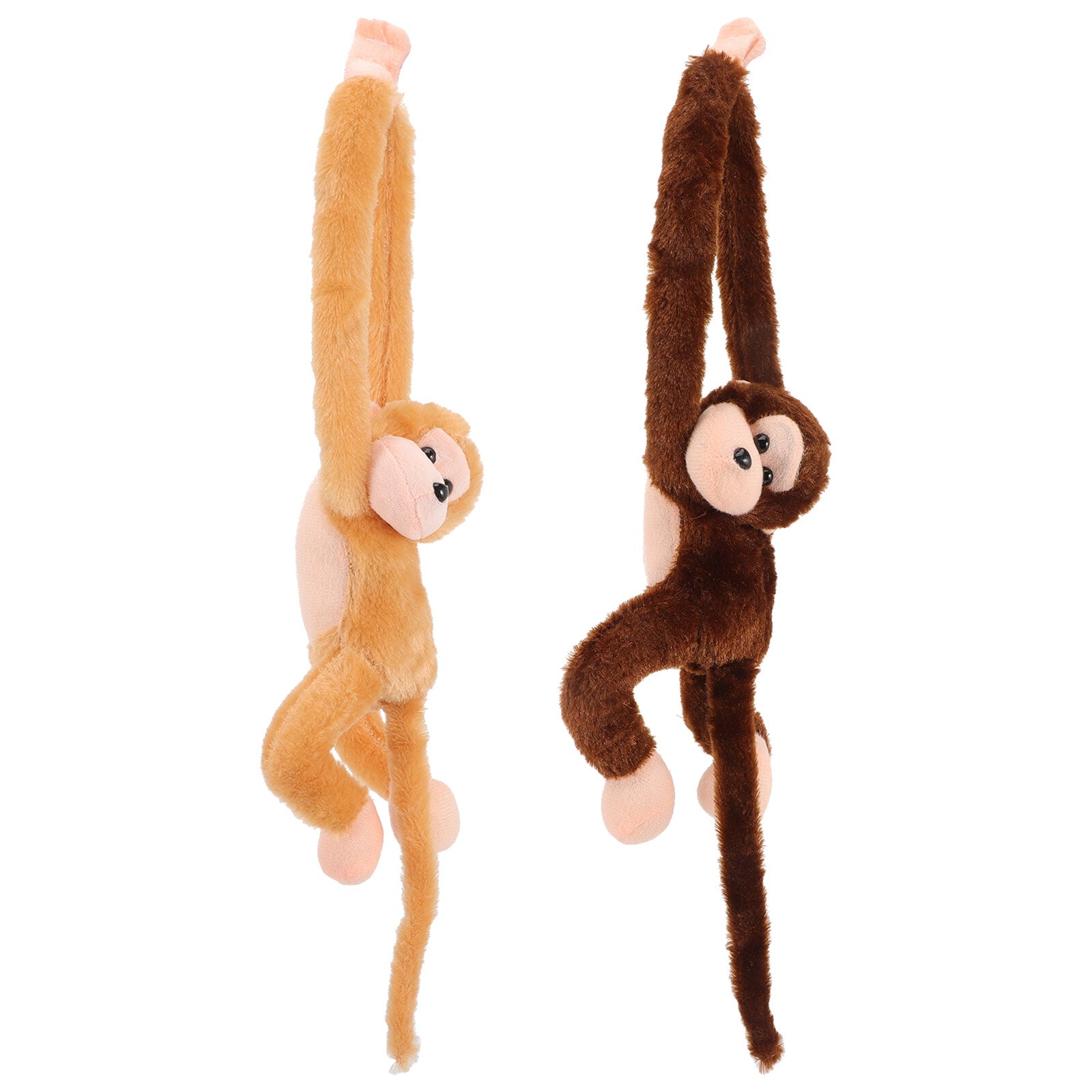 2Pcs Hanging Plush Monkey Doll Stuffed Animal Toy Q6026