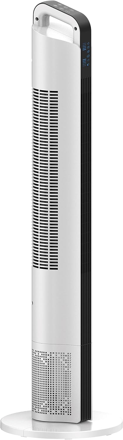 White 42" Oscillating Tower Fan with Remote Control, Pack of 2 C6689