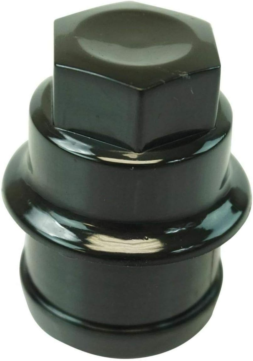 Black Plastic Wheel Lug Nut Cap Set of 32 F587213