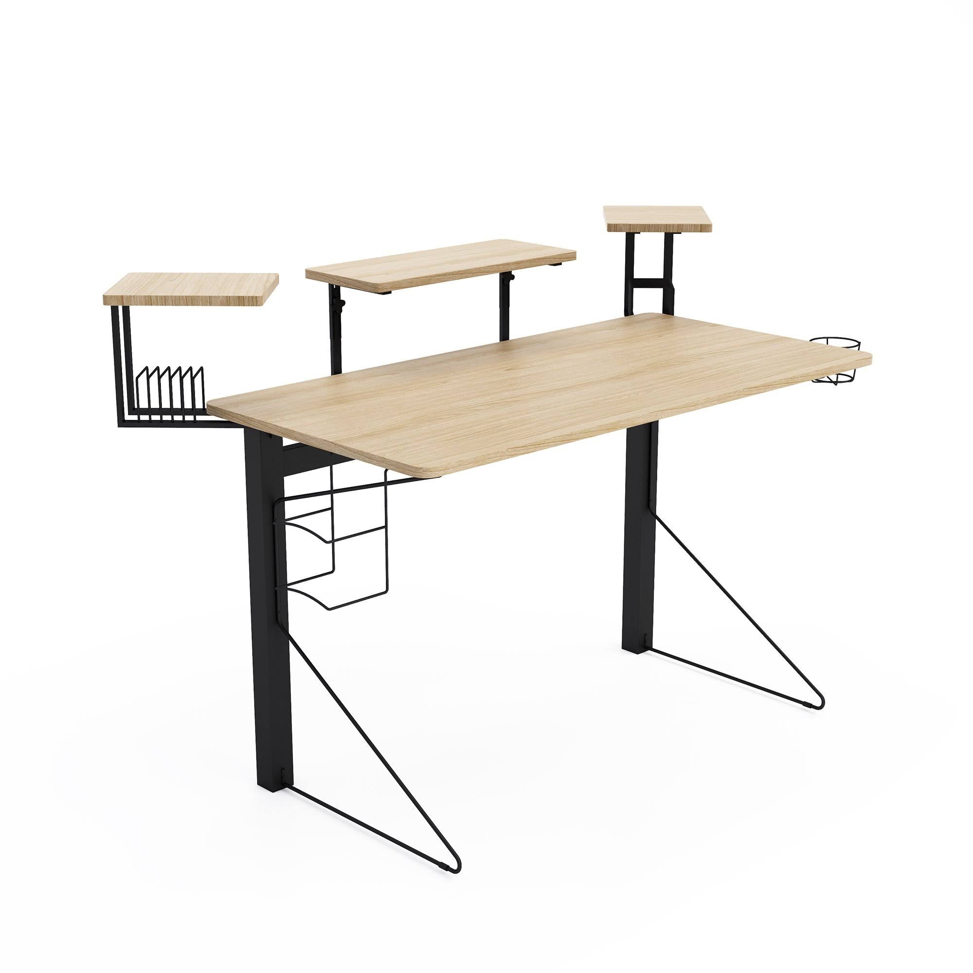 Black/Natural Gaming Desk J97657
